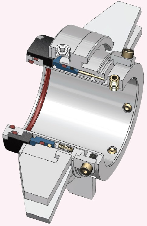 Enddichtung Typ INCH155 analog zu CHESTERTON 155